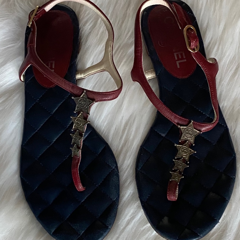 Chanel leather sandals - Picture 12 of 14